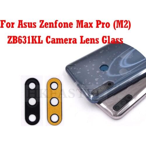 New Original ZB631KL Camera glass For Asus Zenfone Max Pro (M2) ZB631KL Back Cover Camera Lens Glass