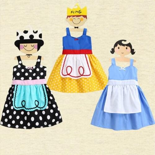 Girls Dresses Summer Baby Girl Clothes Kids Snow White Princess Dress For Girls Sleeveless Party Children Teenage Clothing 0-10T