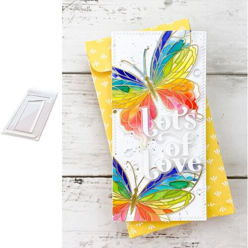 Rectangle border New Metal Cutting Dies & Stamps Scrapbook Diary Decoration Stencil Embossing Template DIY Greeting Card Handmad