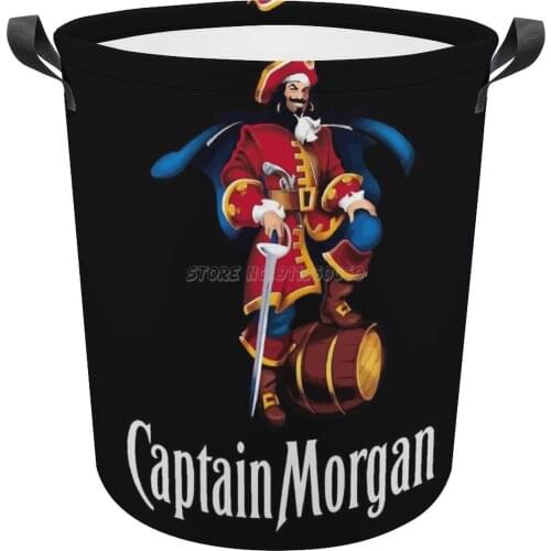 Captain Morgan Foldable Laundry Basket for Dirty Clothes Organizer Storage Washing Organization Captain Morgan Captain Morgan Br