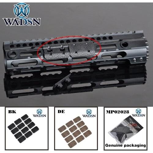 WADSN Tactical Mlok Rail Covers 12 Pcs/set M-LOK Type 2 rail covers For mlok Handguard Weaver Picatiny MP02028 Hunting Accessory