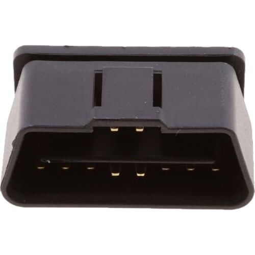 16 PIN OBD2 OBDII 90 Degree Angle Male Connector Plug Car Diagnostic Tool