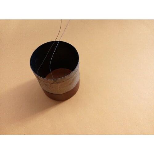 2 pieces ID: 25.5mm 1" black aluminous 8 ohm woofer bass loudspeaker speaker voice coil 2 layer winding