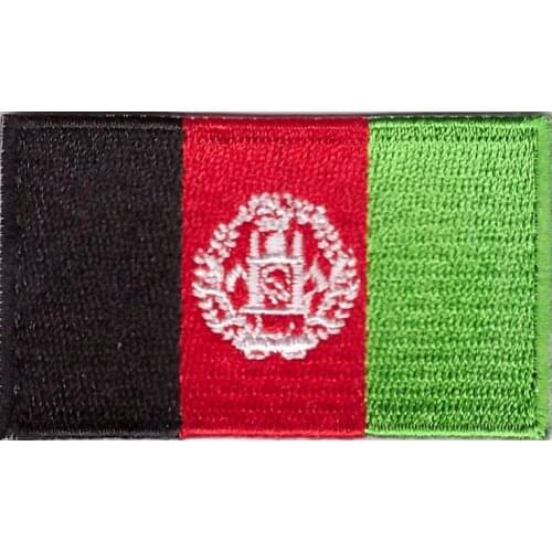 Free shipping Afghanistan 10Pcs Iron-on Embroidery Patches for Clothing Fabric Patch Badge Stickers for Shirt Jacket Clothes Dec