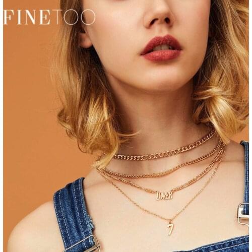 Bohemian Gold Color Multi Layered Necklace Choker For Women Fashion Layers Chain Choker Necklace Statement Jewelry 2020