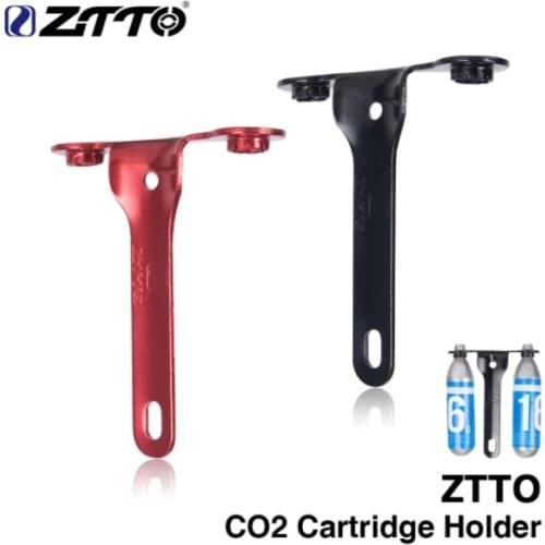 ZTTO CO2 Cartridge Holder Bracket Hold 2 x Control Blast CO2 Cartridges for Road bicycle Water Bottle Cage Mount bike part