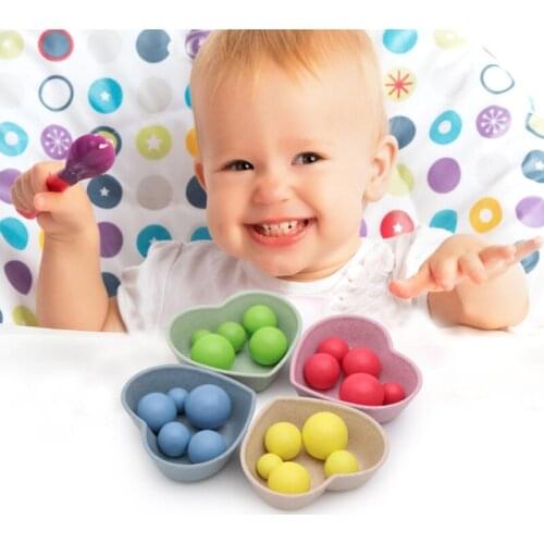 Baby Candywood Math Toys Kids Early Education Puzzle Hand-eye Coordination Math Clip Beads Montessori Toys