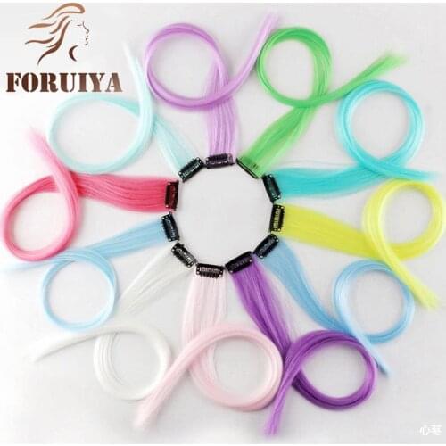 Накладные волосы на заколках Foruiya China At AliExpress