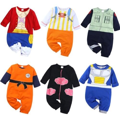 Prowow Anime Clothes Boys Cosplay Costume Cartoon Babys Rompers Jumpsuit For Kids Newborn Clothes Infant Overalls