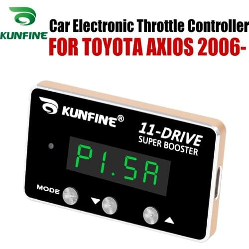 KUNFINE Car Electronic Throttle Controller Racing Accelerator Potent Booster For TOYOTA AXIOS 2006-After Petrol Tuning Parts