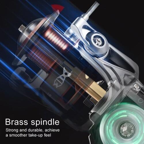 Hot Selling Spin Fishing Reel with Full Metal Line Cup Sea Fishing Long-Distance Cast Freshwater Fishing Reel
