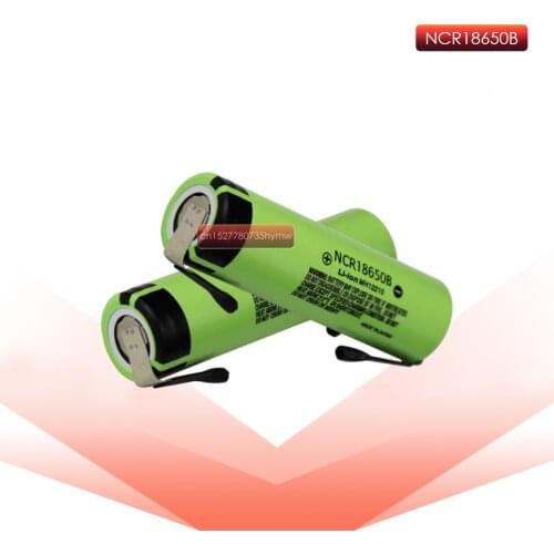 Panasonic Original 2019 NCR18650B 3.7v 3400mah 18650 Lithium Rechargeable Battery Welding Nickel Sheet batteries