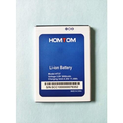 New for HOMTOM HT37 Battery Large Capacity Full 3000mAh Replacement For HOMTOM HT37 HT 37 Smart Phone battery