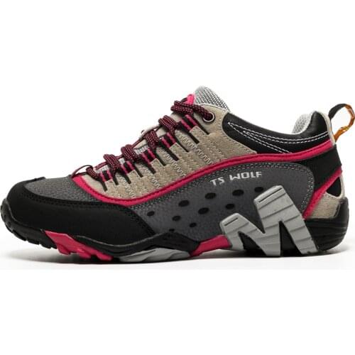 Outdoor Couple Trekking Shoes High Quality Waterproof Men Hiking Shoes Mountain Boots Woodland Hunting Tactical Women Sneakers