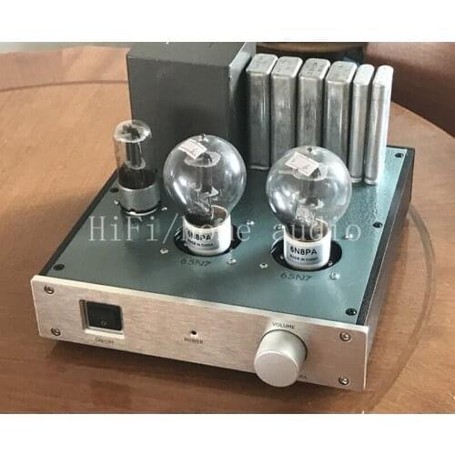 6SN7 pre-amplifier, transparent sound quality, quiet music background, strong resolution, balanced performance in full frequency