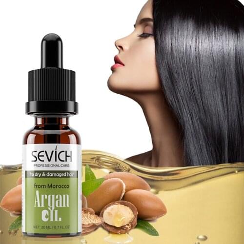 Sevich 30ml 100% Natural Organic Morocco Argan Essential Oil For Hair Nourish Scalp Repair Dry Damage Hair Treatment Hair Care