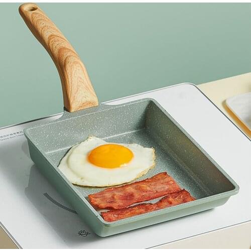 Frying Pan Tamagoyaki Non-Stick Pan Square Egg Roll Steak Thick Egg Frying Pot Kitchen Snack Making Special Tools