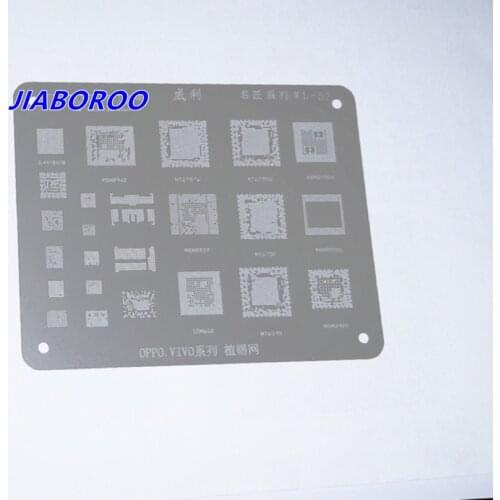 BGA reballing Stencil Template for MSM8940 MT6797V MT6795W MSM8998 MSM8939 MT6750 SDM660 MT6595 MSM8909, 0.4X18X18 high quality