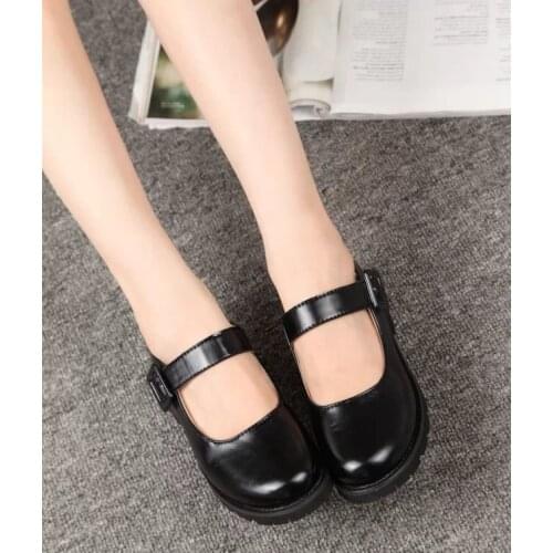 Kawaii Mary Jane Shoes Womens High Heels Retro Platform Lolita Shoes Woman Demon Goth Shoes Cosplay Anime Accessories