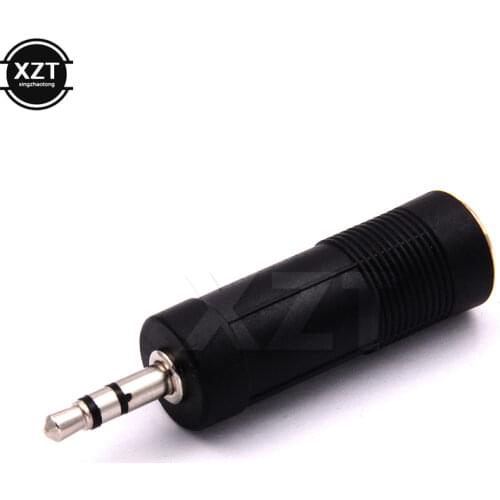 1pcs Hot Sale 6.5 to 3.5 Earphone Adapter 3.5mm to 6.5mm Male to Female Stereo Socket Audio Converter