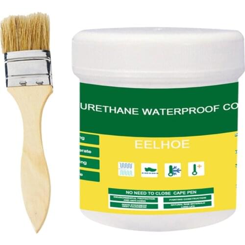 300g Transparent Waterproof Sealant Paste Repair Broken Surfaces Home House Sealer Mighty Paste Coating Paste With Brush