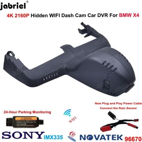 4K Wifi Car Dvr Dash Cam Cameras Recorder for BMW X4 G02 2018 2019 2020 2021 2022 for BMW X4 M F98 2018 2019 2020 2021 2022