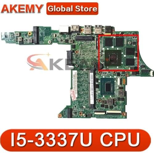 Akemy Laptop Motherboard For Acer Aspire M5-481TG I5-3337U Mainboard NBM3W11005 DA0Z09MBAH0 DDR3