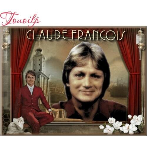 TOUOILP 5D claude francois 5d diamond embroidery diamond painting Cross Stitch full square&round Rhinestone mosaic decoration