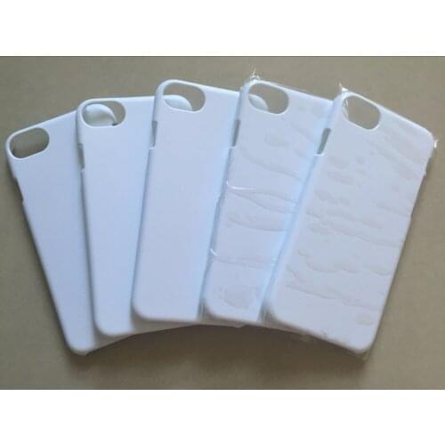 Wholesale price for iphone7 7 plus sublimation 3D cover 3d blank case for iphone 7 plus 3d white matte glossy case 200pcs/Lot