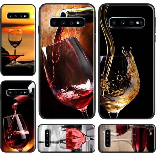 Wine Glass Bottle For Samsung Note 20 Ultra Note 10 Plus Case For Galaxy S20 Plus S7 S8 S9 S10 e Coque