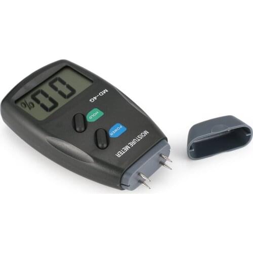 MD-4G 4 Pins Digital LCD Wood Moisture Humidity Meter Analyzer Hygrometer Timber Damp Detector Tester Range 5% - 40