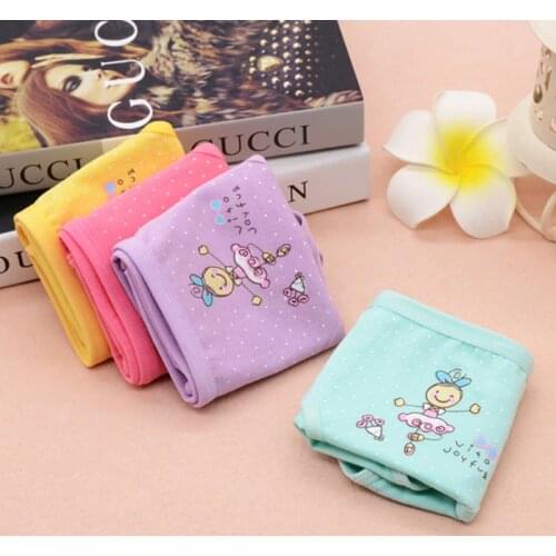 Kids Underpants Cartoon Dance Girl Cotton Triangle Underwear Baby Girls Panties 77HD