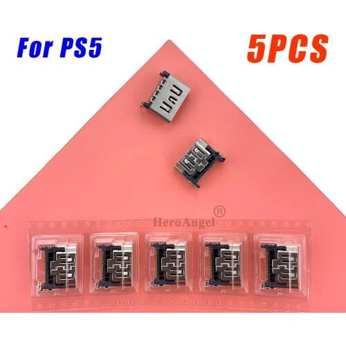 5PCS/LOT HD interface For PS5 HDMI-compatible Port Socket Interface for Sony Play Station 5 Connector