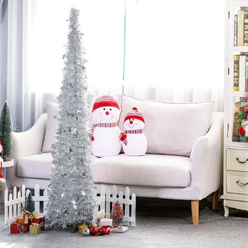 Artificial Christmas Tree Home Ornaments Desktop Decorations 1.2m Diy Flower Festival Artwork Smell And Is Durable 33*31*8cm