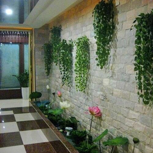 Artificial Ivy Leaf Garland Vine Fake Foliage Flower Wall Hanging Basket Flower Orchid Flower Wedding Party Home Decor