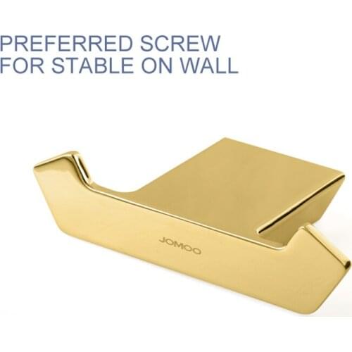 JOMOO Bathroom Robe Hook Brass Wall Hook Alloy Material Bathroom Accessories Coat Hook Wall Hanger Bathroom Hook Gold Hanger