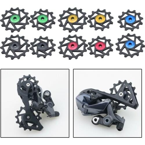 1 Pair 12T 14T bike Ceramic Rear Derailleur Pulley Jockey For XX1 X01 Bike Upgrade MTB Mountain Road Bicycles Replace Parts