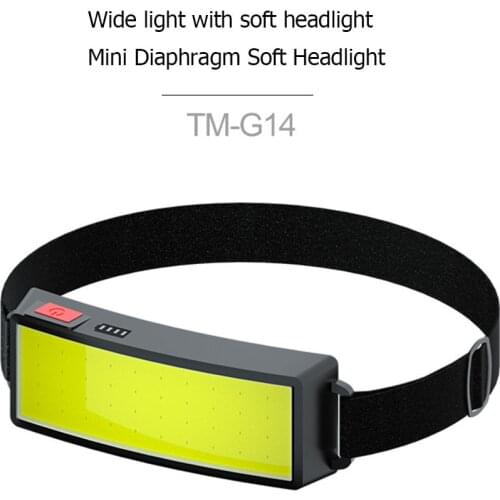 Flash Head Lamp Torch Lantern for Hunting COB LED Headlight Flashlight USB 3 Mode Lamp for Outdoor Camping Night Fishing