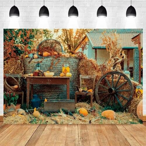 Yeele Autumn Backdrop Farm Warehouse Haystack Photography Baby Shower Portrait Backgrounds Photographic Photo Studio Photozone