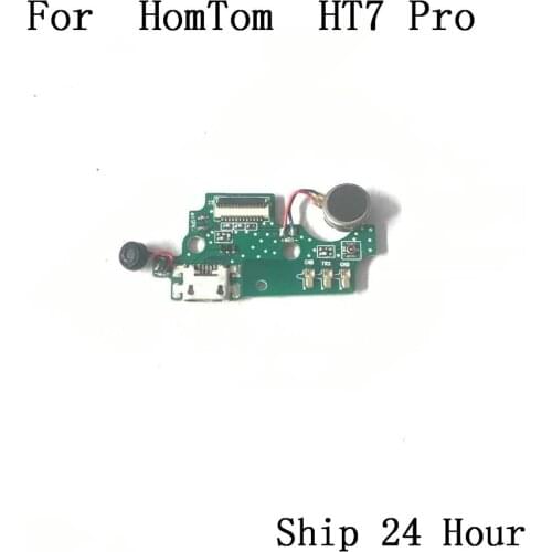 Used USB Plug Charge Board + Vibration Motor For HOMTOM HT7 Pro MTK6580 Quad Core 5.5 Inch HD 1280x720 Smartphone