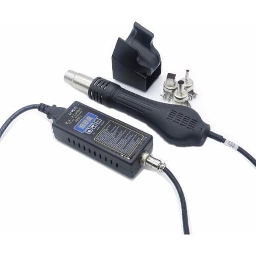 PIGONG 220V Portable Hot Air Gun BGA Rework Solder Station Hot Air Blower Heat Gun Intelligent detection and cool air 8858-L