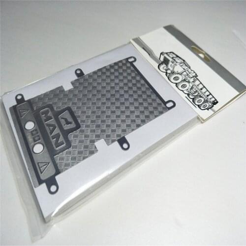 Durable Stainless Steel Anti-skid Plate for Tamiya 1/14 Scale 56325 Man Tractor RC Car Decorative Board Trailer Modification Kit