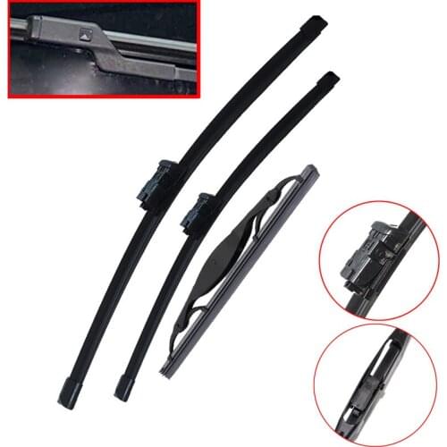 Car front & rear Windshield Windscreen Wiper Blades set For Opel Mokka Chevrolet Trax 2012 2013 2014 2015 2016 2017