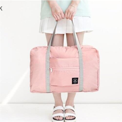 Foldable Waterproof Storage Bag Travel Bag Trolley Case Large-capacity Clothing Finishing Bag Shoulder Portable Back 2020 E11192