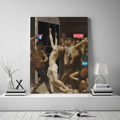 Modern Culture Classic Art Masterpieces Canvas poster Painting wall Art decor Living room Bedroom Study Decoration Prints