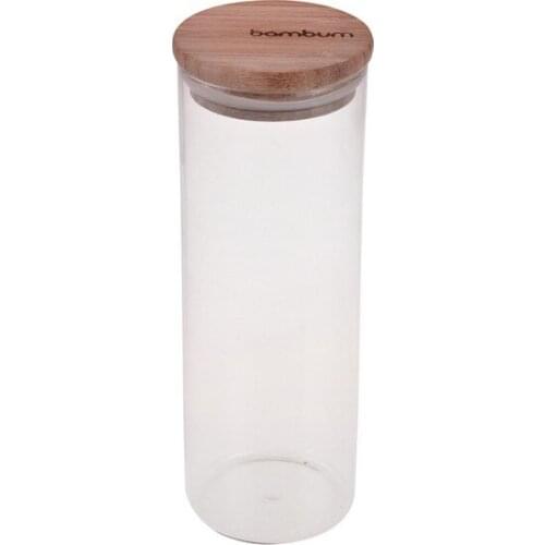 Modern Bambum Clear Glass storage Bowl Large organizer storage box органайзер rangement коробка для хранения