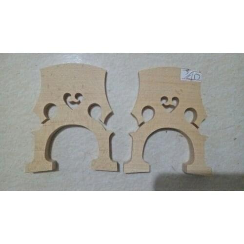 Cello part,15pcs french Good maple cello bridges 3/4 laser preci