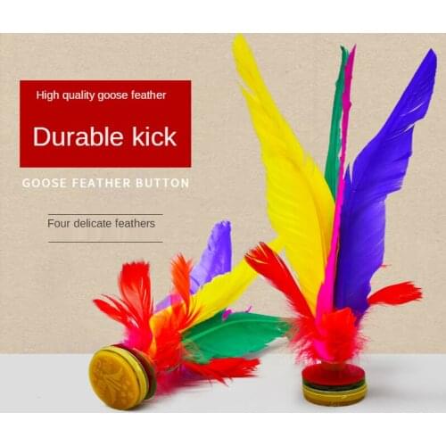Goose Feather shuttlecock competition kick-resistant children Primary School students fitness feather shuttlecock