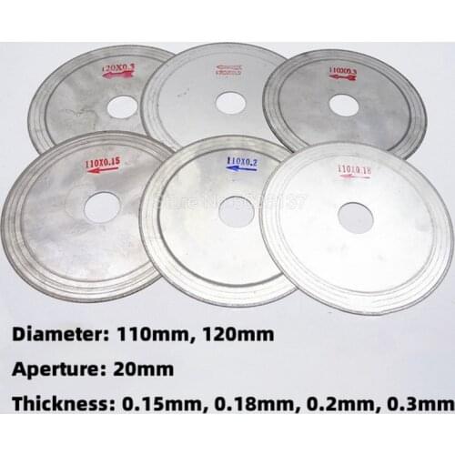 1Pcs Super-thin Arbor Diamond Saw Blades Lapidary Cutting Disc Saws Jewelry Tools For Stone Tool Gemstone Cuttering Grinding