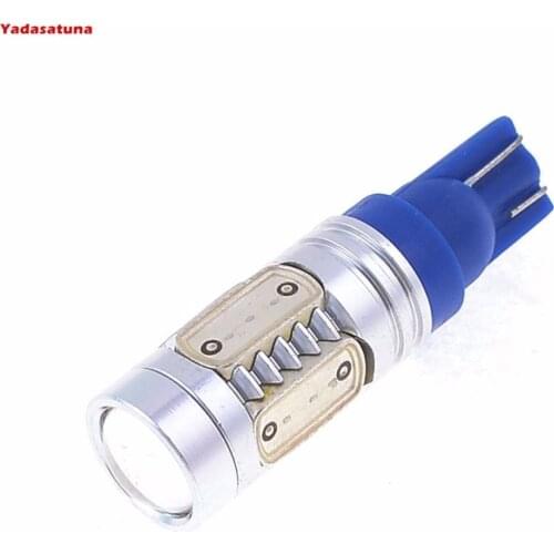 2*T10 158 W5W 5 SMD LED Cola Repuesto Luz Lampara reversa Bombilla 7.5W CC 12V automovil Azul